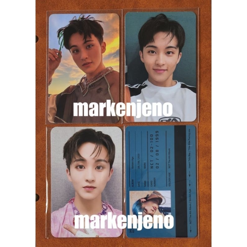 NCT DREAM 127 MARK LEE PC PHOTOCARD GOLDEN AGE COLLECTING SENJA TRANSPORTATION CARD JAPAN EXCLUSIVE 