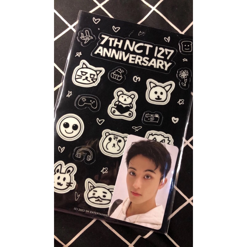 MD ANNIVERSARY NCT 127 STICKER MARK SET GLOW IN THE DARK SEALED