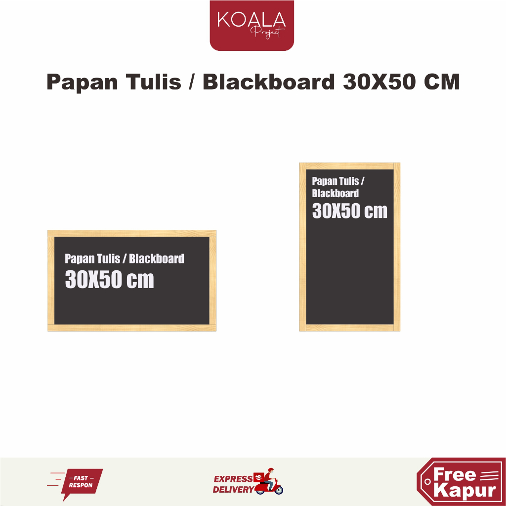 

PAPAN TULIS KAPUR BLACKBOARD RUSTIC 29CM X 50CM