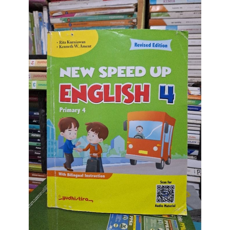 BUKU BAHASA INGGRIS NEW SPEED UP ENGLISH 4 UNTUK KELAS 4/IV SD/MI YUDHISTIRA