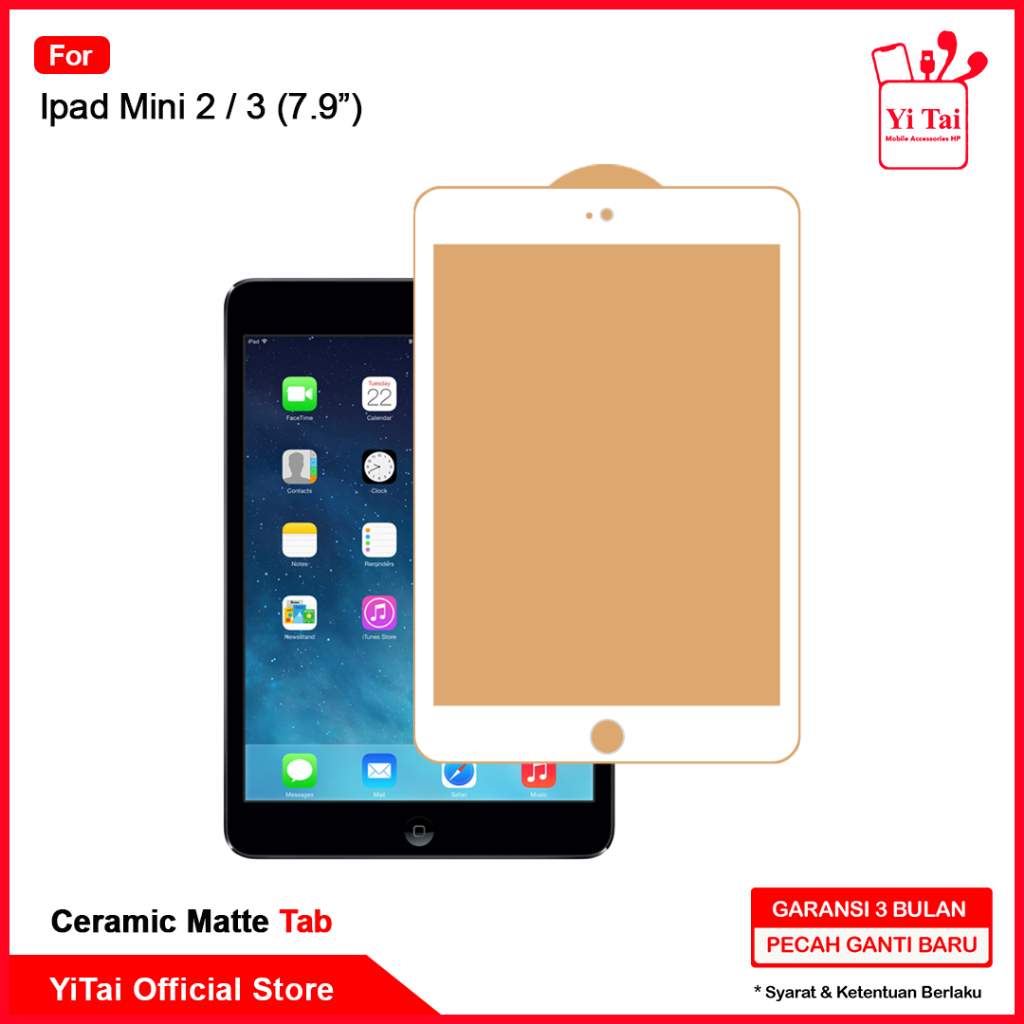 YI TAI - TAB Ceramic Matte Anti Glare Ipad Mini 2 3 7.9 inci