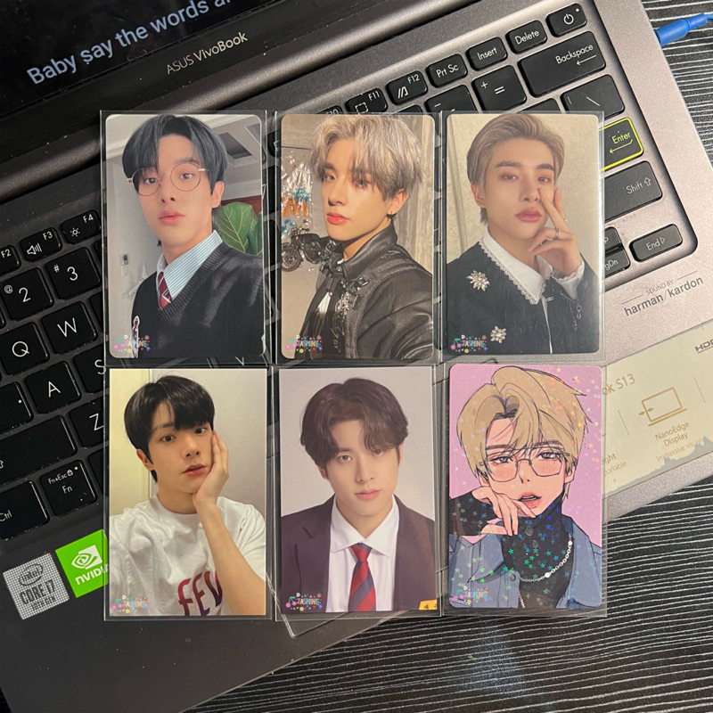 photocard pc enhypen jake | potter, gengmo, sadame ums, uni bdc, binder note, plainpainn BOOKED