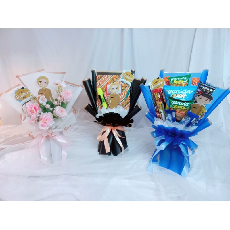 Buket Hari Guru / Buket Snack / Buket Alat Tulis Buket Murah