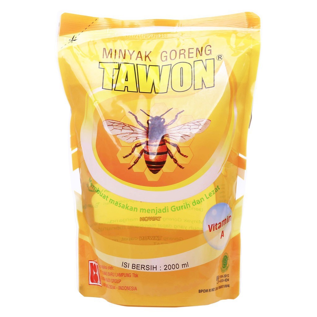 

MINYAK GORENG CAP TAWON MINYAK GORENG TAWON 900ml, 2LITER SG