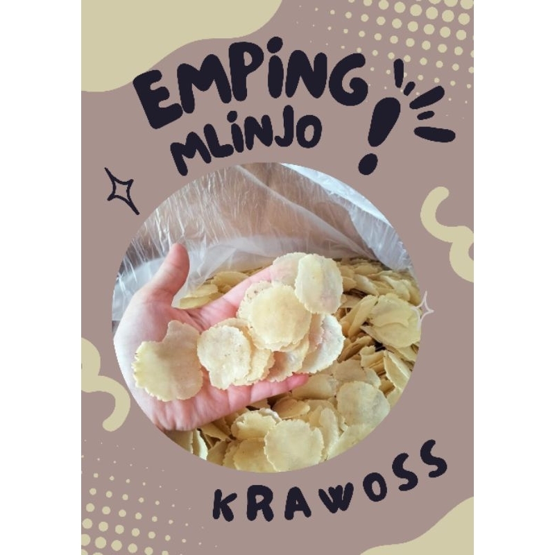 

Emping Mlinjo KRAWOSS Asli - MENTAH