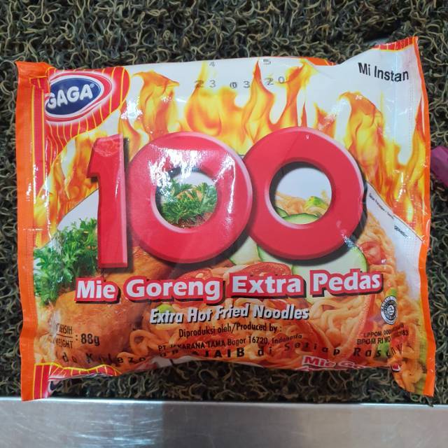 

GAGA MIE 100 GORENG EXTRA PEDAS MDV
