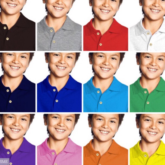 Terlaris MAJIME Baby & Kids - Anak Laki Perempuan - Kids Polo Shirt - Kaos Polo Anak Kerah.