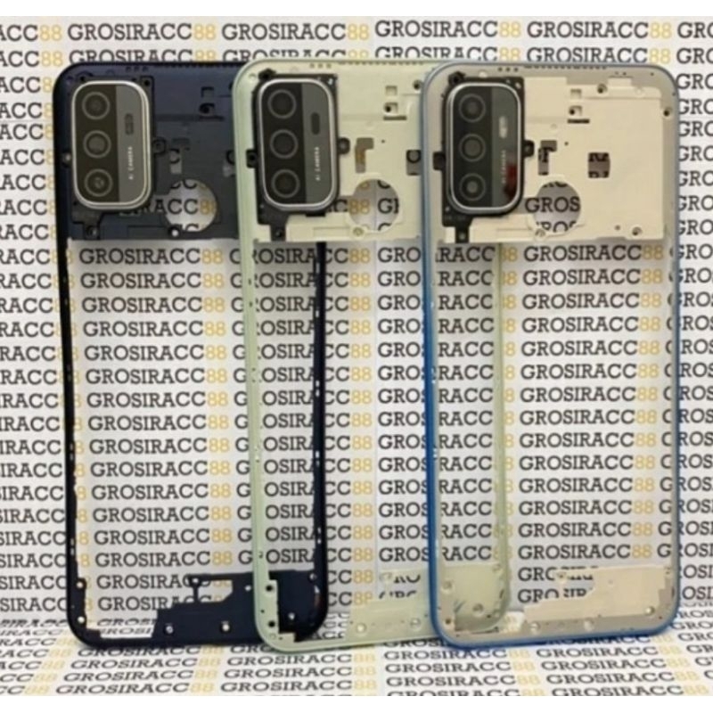 Bezel Tutup Mesin Tulang Tengah Bezel Oppo A53  A33 2020