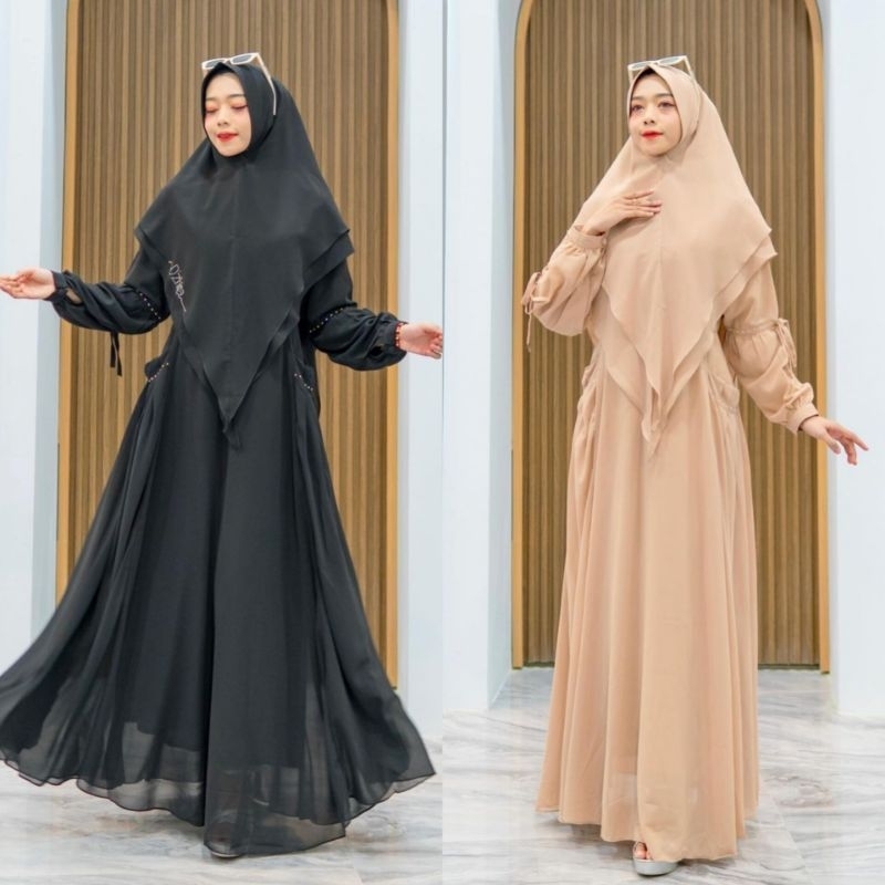 Gamis Syar'i Premium Include Khimar Jumbo