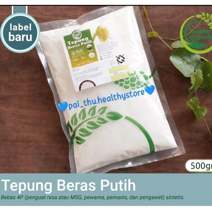 

Lingkar Organik Tepung Beras Putih (MPASI)-gluten free @500gram