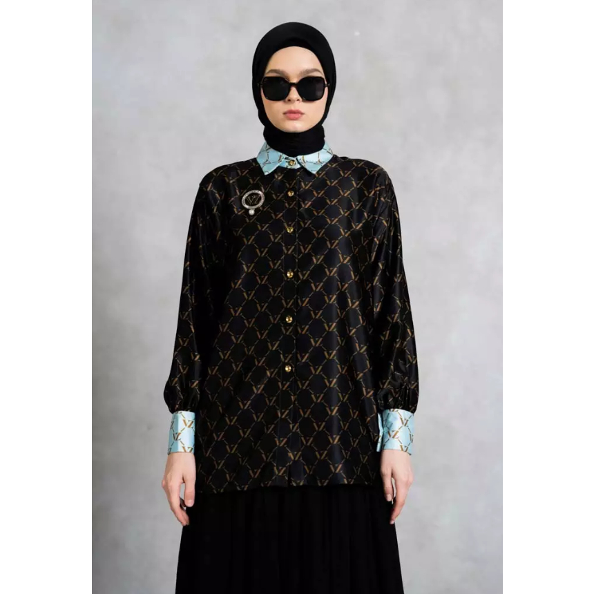 vivi zubedi monogram two tone preloved vz