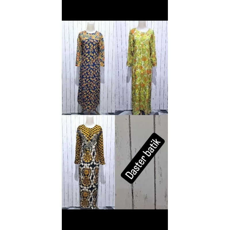 BAJU DASTER KEKINIAN| BAJU DASTER WANITA| BAJU DASTER JUMBO| BAJU DASTER MURAH| BAJU DASTER LENGAN P