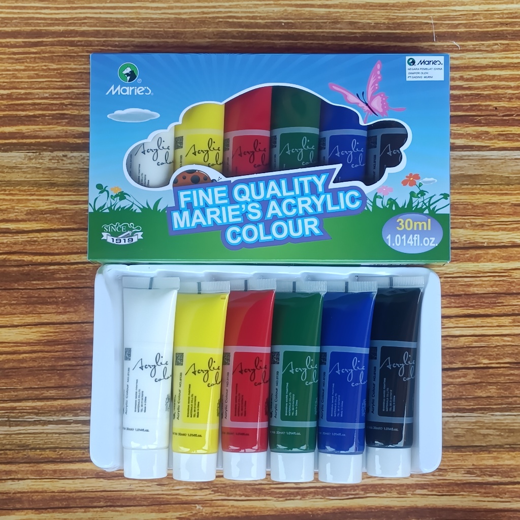 

CAT AKRILIK MARIES 30 ML ISI 5 , sedia juga handam kertas muqohar & buku kaligrafi