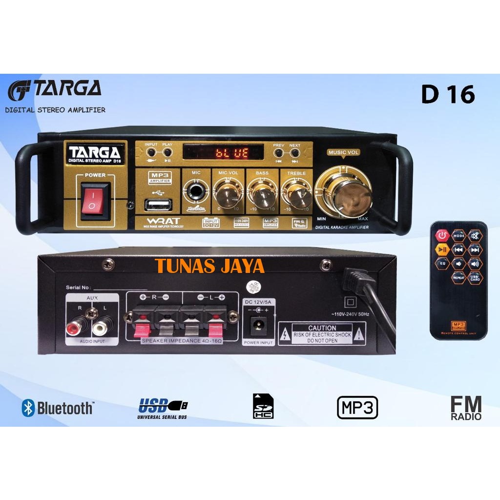 AMPLI MINI TARGA D16 POWER AMPLI MINI TARGA D16