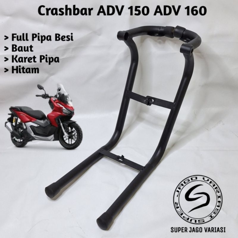 Crashbar ADV | Crashbar Tubular ADV 160 ADV 150 Pelindung Body ADV Plus Breket Dudukan Lampu Tembak 