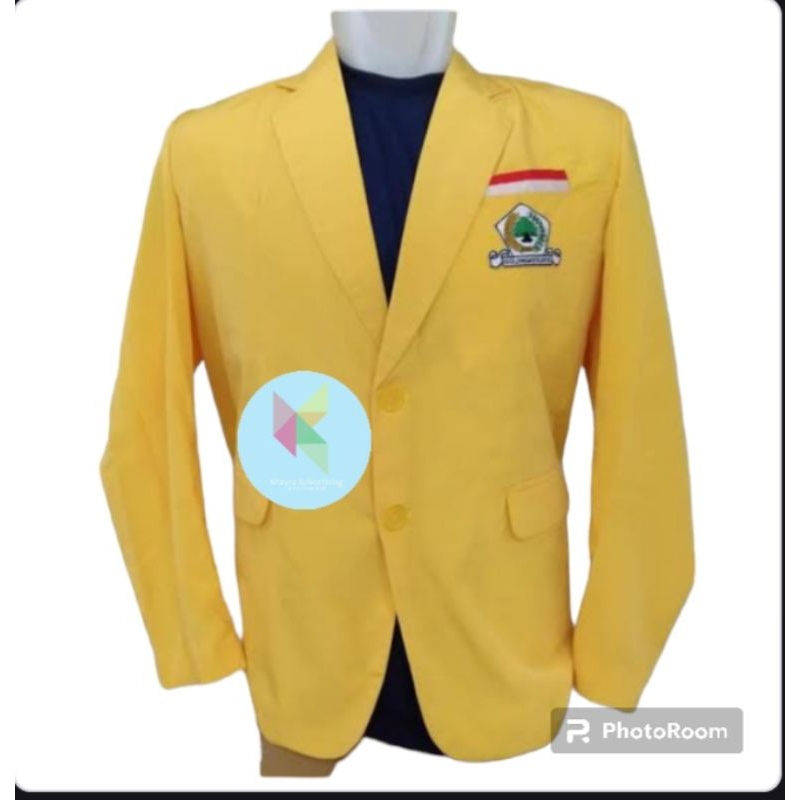 jas partai Golkar blazer partai Golkar kuning