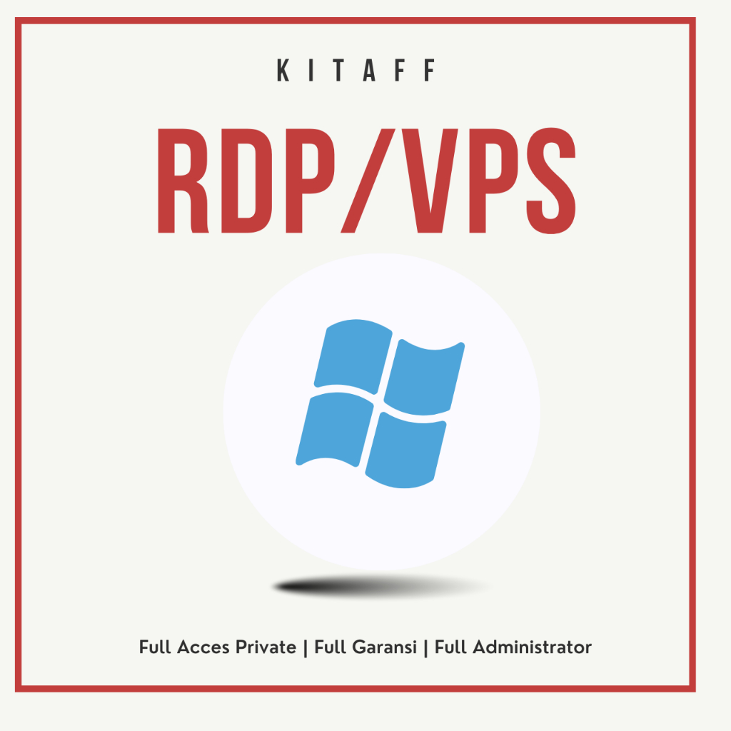 RDP Windows & VPS LINUX Garansi 30 Hari, Private, Full Akses, Full Speed