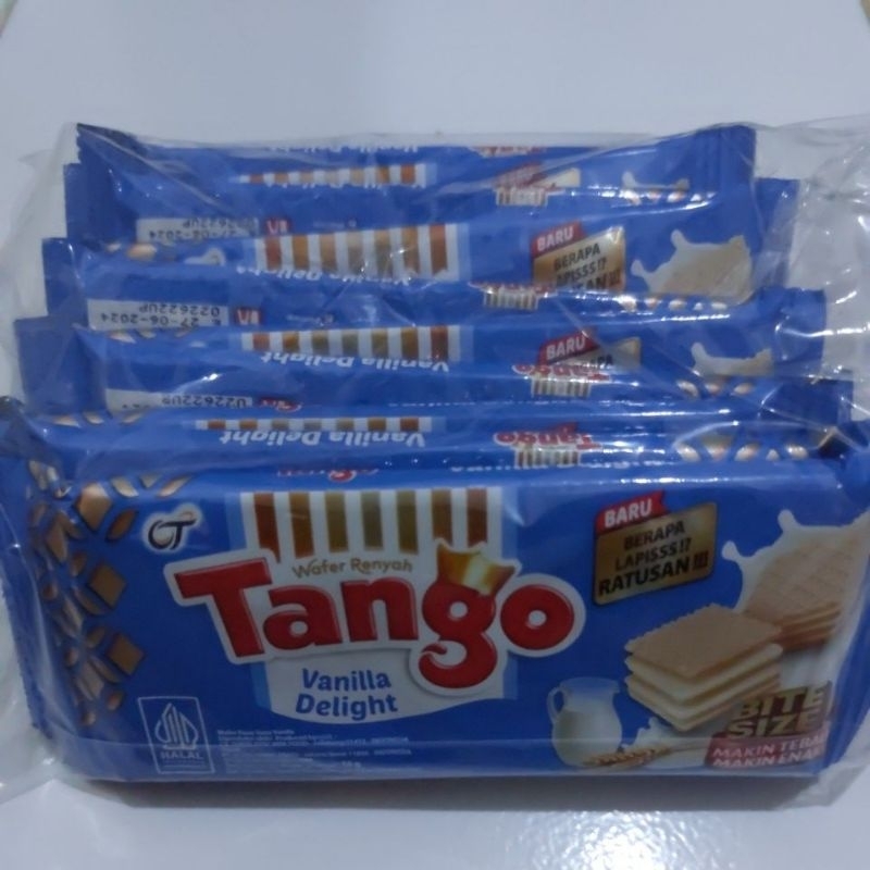 

Tango Wafer Vanilla 16gr 1 Renceng isi 10 pcs