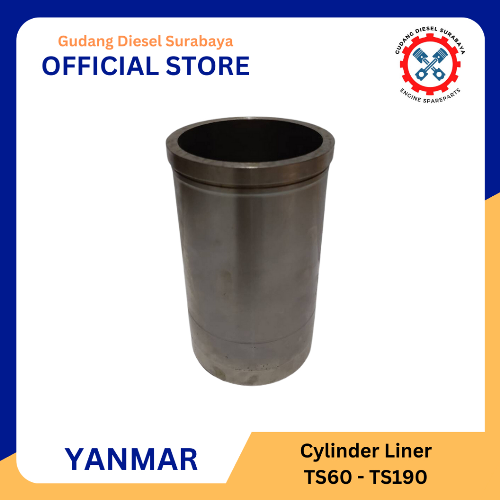 Cylinder Liner | Boring Mesin Yanmar TS50 / TS60 / TS180 / TS190 / TS230