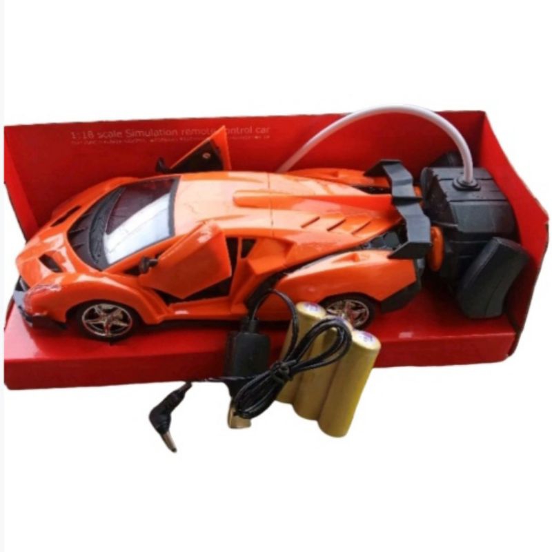 Pr-17228C. RC LAMBORGHINI BUKA PINTU/BATERAI CHARGER SKALA 1:24