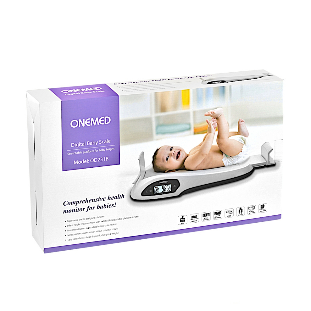 Onemed Timbangan Bayi Digital OD 231 B / Timbangan Bayi + ukur panjang bayi Onemed