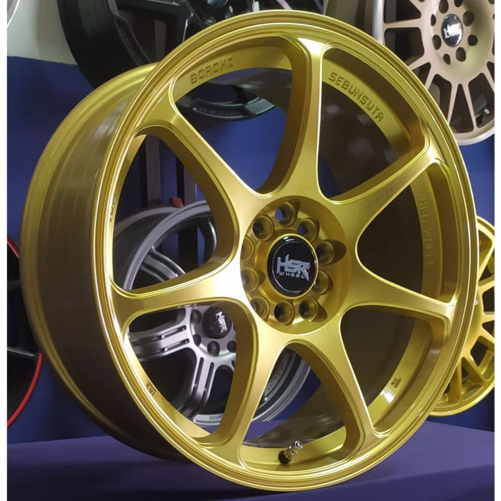 READY VELG MOBIL RACING MOBIL CAMRY R18 PCD 5X100 5X114,3 ET45 GOLD
