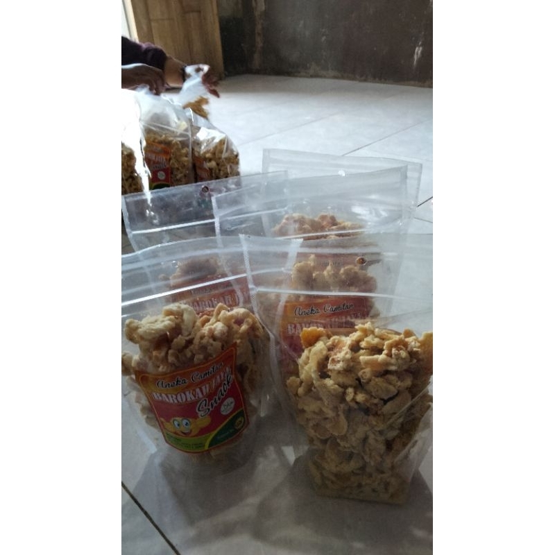 

Kripik Jamur Krispi Krepik Jamur Tiram Gurih Kriuk 250gr