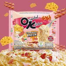 Mama OK Noodle Thailand Carbonara Bacon/ Mie instant/ Mie goreng/ Mie thailand