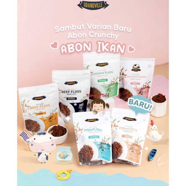 

Stok terbaru Grandville abon Original / abon anak No MSG halal mpasi Penambah Nafsu Makan Penambah Berat Badan BB Booster MPASI Bayi Anti GTM abon bayi non pengawet