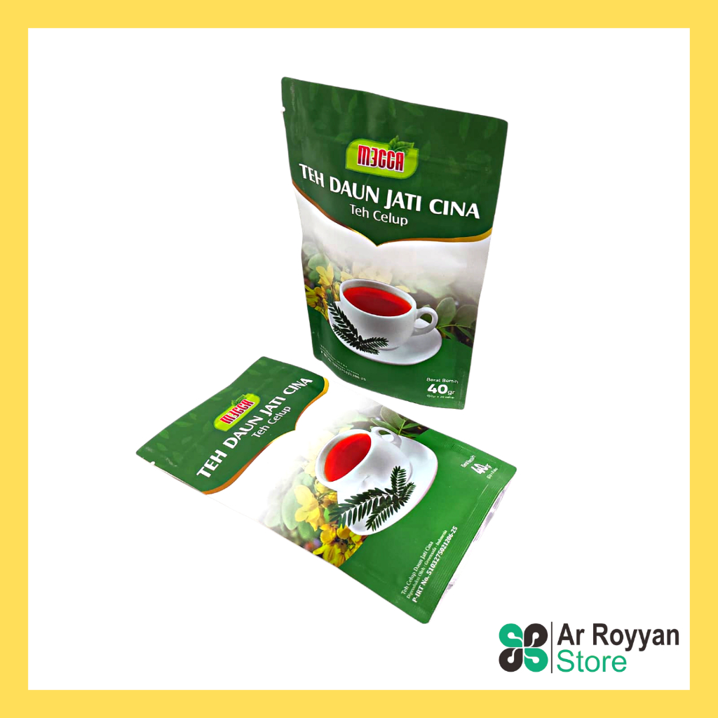 

Teh Daun Jati Cina Mecca Teh Celup Pouch Daun 40 Gram