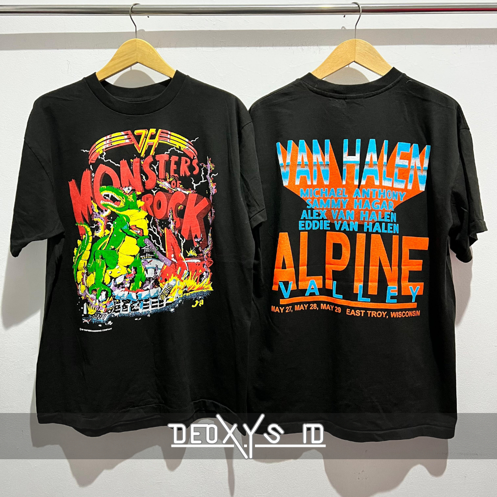 KAOS BOOTLEG VAN HALLEN MONSTER OF ROCK TAG BROCKUM