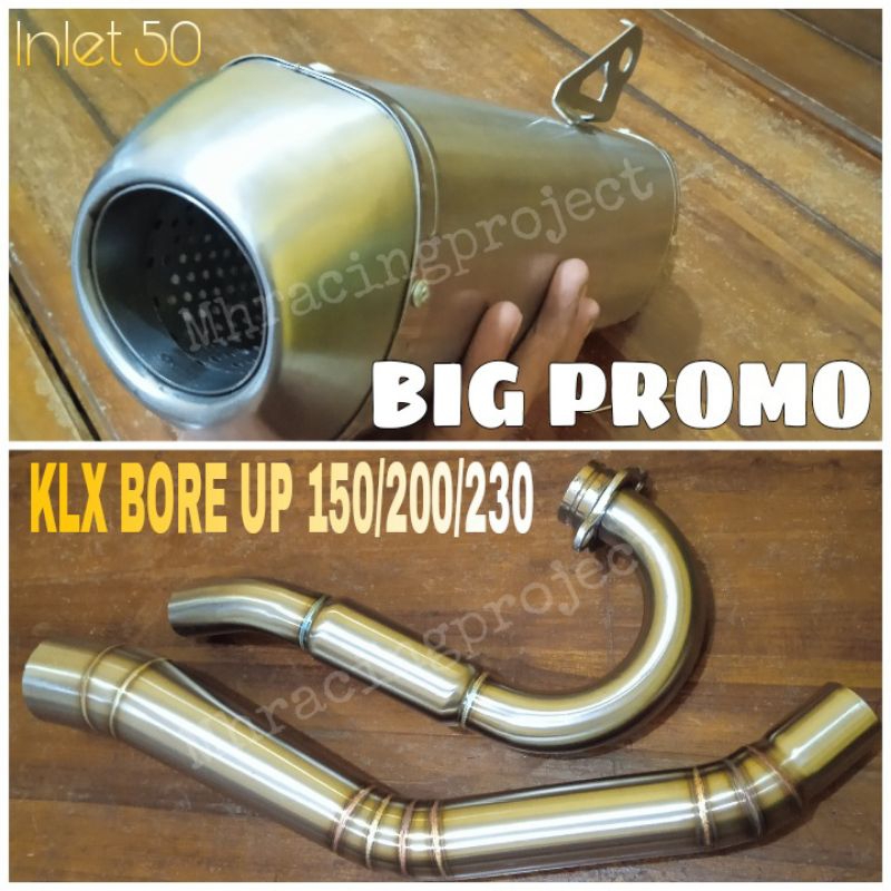 Knalpot Bore up KLX150/200/230 Mhracingproject Knalpot Racing Bore up