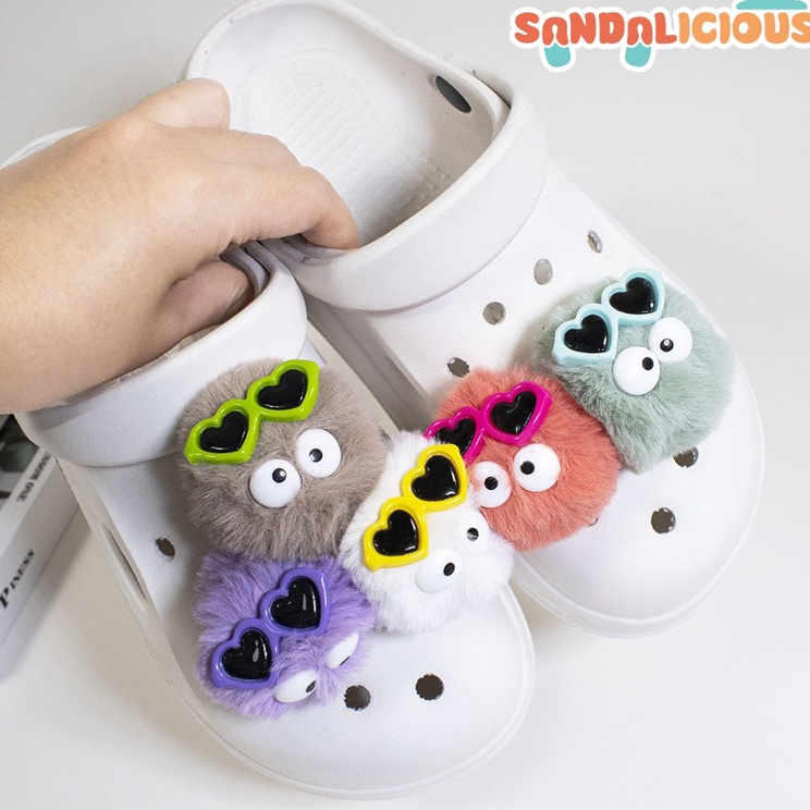 Terbaru jibitz pom-pom/ jibbitz pom-pom/ accesories sepatu pom-pom/ jibbitz lucu/ jibitz lucu/ jibit