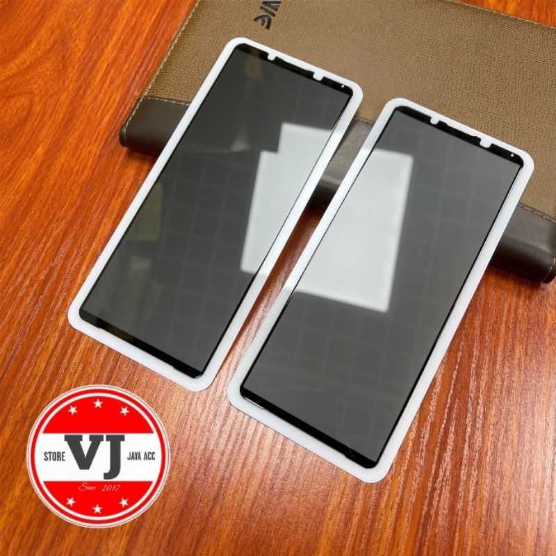 Anti Spy Tempered Glass Sony Xperia 1ii Full Cover 3D Anti Gores Xperia 1 Mark II