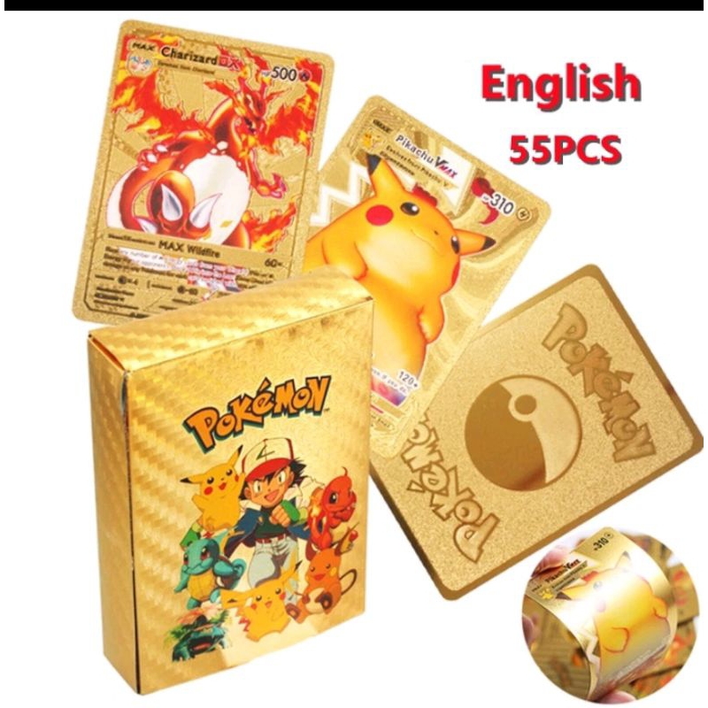 KARTU POKEMON GOLD EMAS