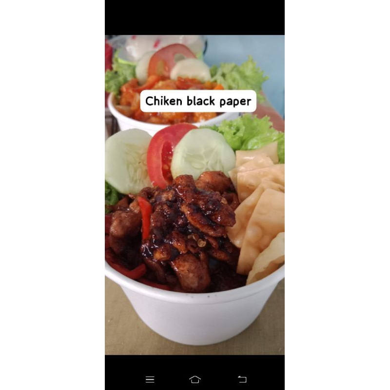 

chicken bleck paper