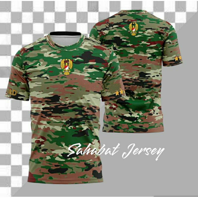 Jersey TNI/TENTARA/LORENG FULL PRINTING