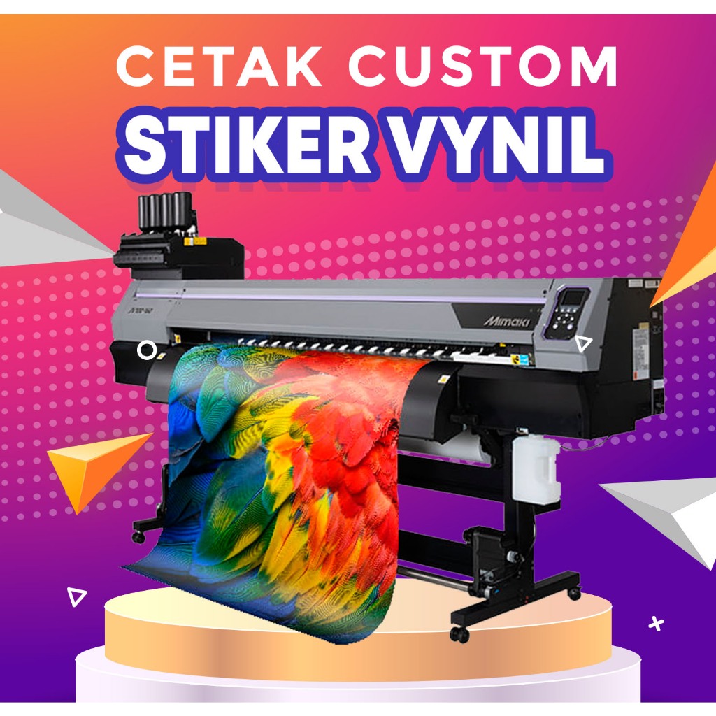 stiker vynil pesanan custom