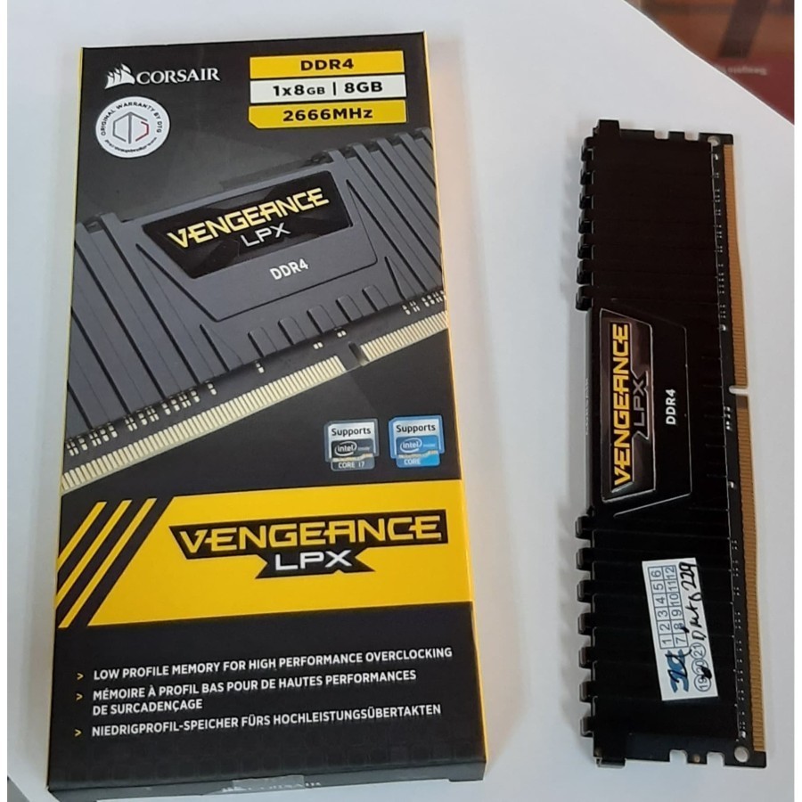 RAM Corsair Vengeance LPX 8GB DDR4 Longdim 2400MHZ
