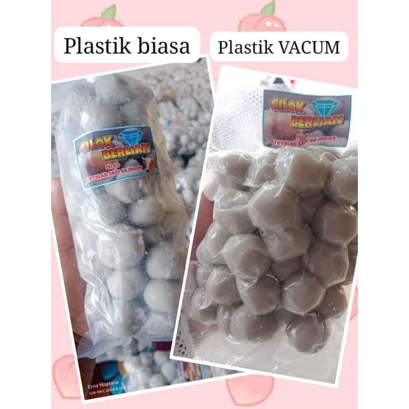 

60 pcs baso aci Cilok BERliAN isian tetelan sapi gejroot