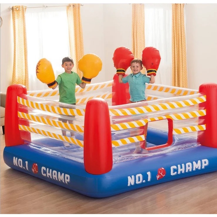 Intex Jump-O-Lene Boxing Ring Bouncer Jump O Lene Mainan Anak Trampolin Tinju