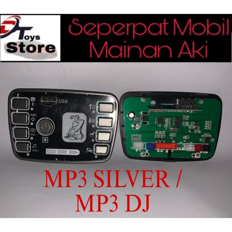 MP3 SILVER/ MP3 DJ 03 Mp3 mobil mainan aki mp3 + on off mobil mainan