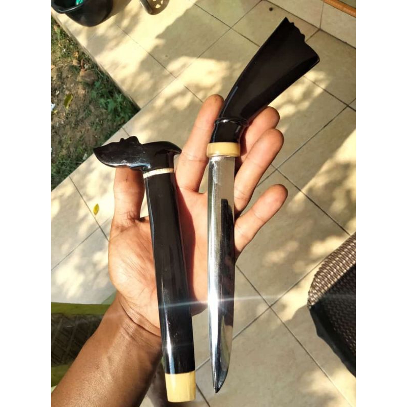pisau garpuh ,sarung full tanduk