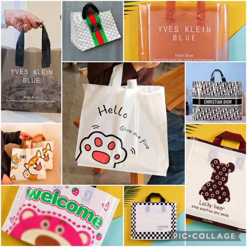 

BLANJA.IDS (5 LEMBAR) PLASTIK BAG FASHION/ TAS KANTONG PLASTIK FASHION GAYA/ BAG FASHION UNTUK KEPERLUAN BUTIK USAHA UKURAN SEDANG 27x27 DAN 25x35cm