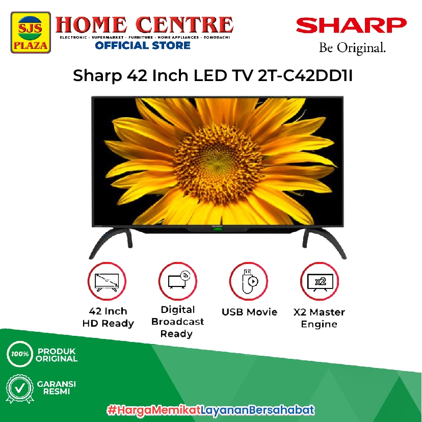 Sharp 42 Inch LED TV 2T-C42DD1I