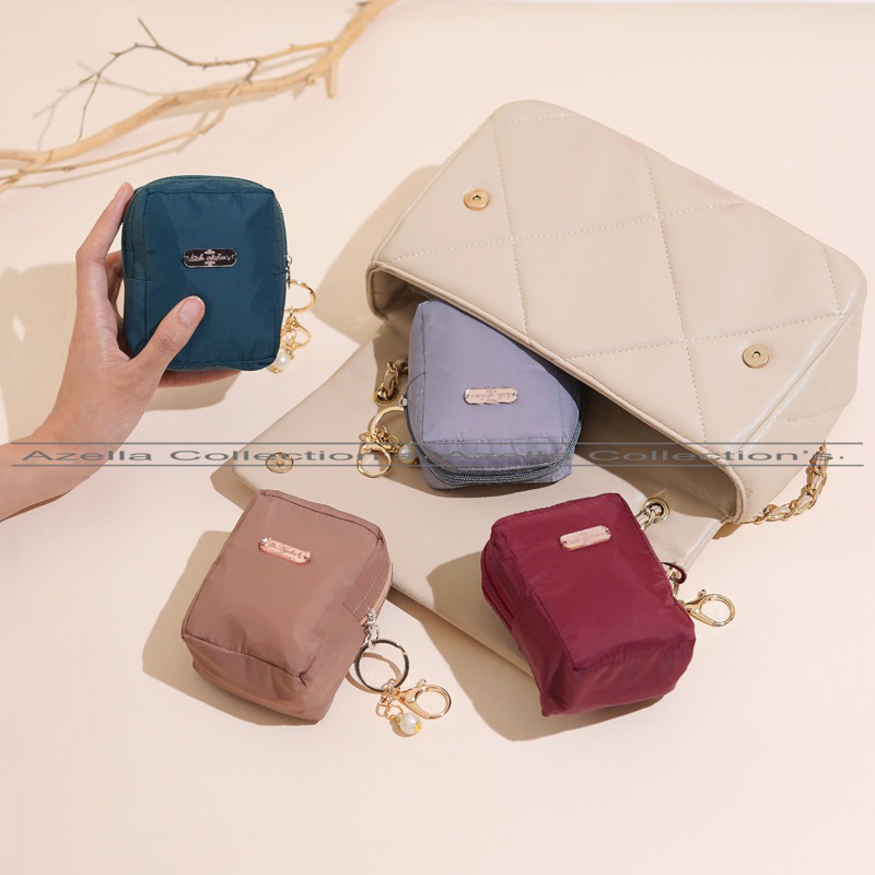 mukena traveling parasut travel travelling genggam mini pouch