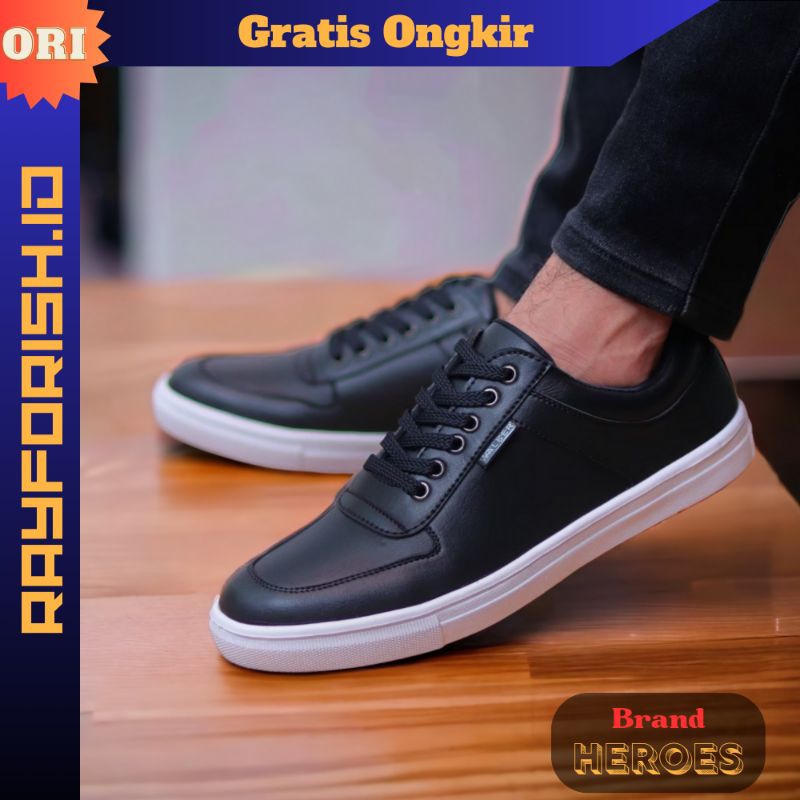 Sepatu Sneakers Kulit Otiv Valeta Brown