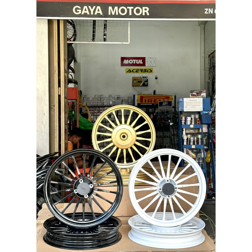 Velg VOX Copy Vrossi Galaxy Palang 18 Copy Daytona For Beat, Scoopy, Genio , mio , mio m3, fino , x 