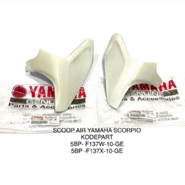 SCOOP AIR SCORPIO YAMAHA KANAN KIRI SET ORIGINAL