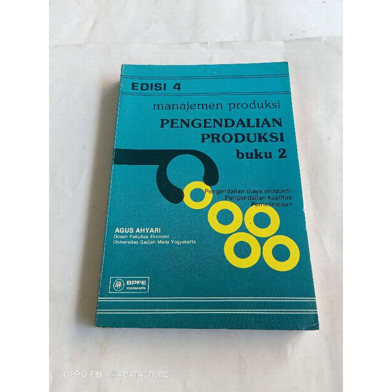 BUKU MANAJEMEN PRODUKSI PENGENDALIAN PRODUKSI BUKU 2 EDISI 4 AGUS AHYARI